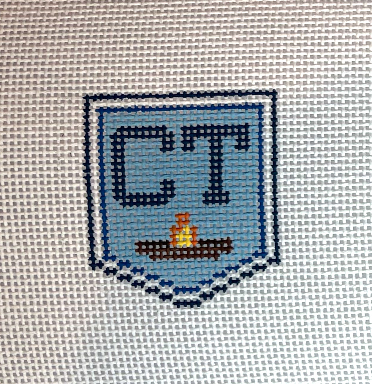 Camp Stitch Kit: Pendant Canvas