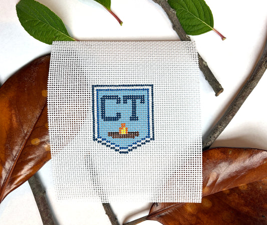Camp Stitch Kit: Pendant Canvas